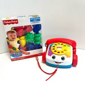 Fisher Price Snap Lock Beads & Chatter Telephone